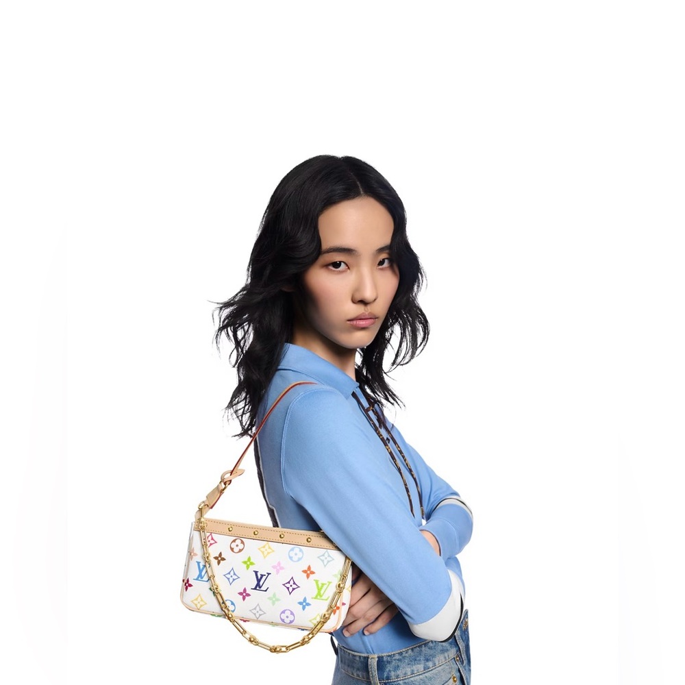 SOLD *EB 2025 LV X TM Murakami Multicolor Pochette Accessories Bag- NWT - Picture 8 of 14